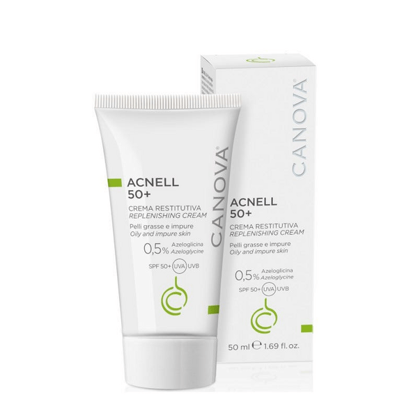 Canova Acnell Crema SPF 50+ Pelle Grassa 50 ml