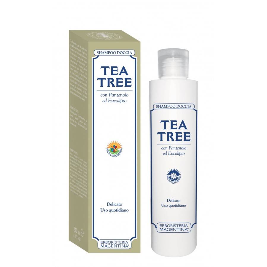 Erboristeria Magentina Tea Tree Shampoo Doccia Ultra Delicato 200 ml — confronto prezzi