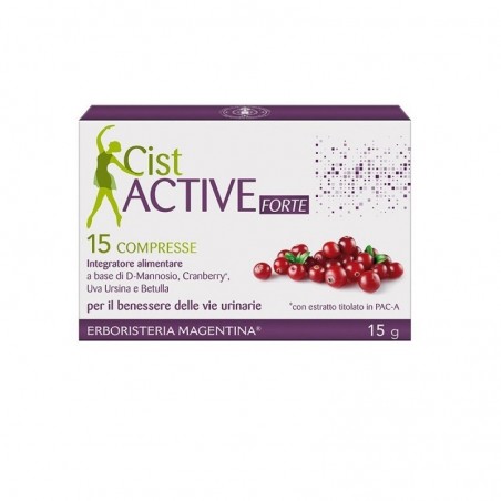 Cis Active Forte Integratore Per Il Benessere Delle Vie Urinarie 15 Compresse — confronto prezzi