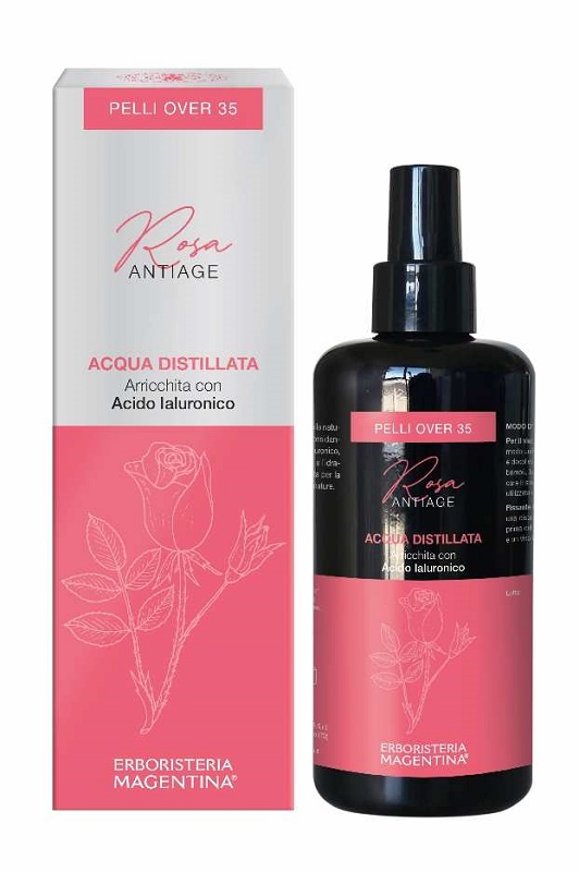 Acqua distillata arricchita rosa antiage pelli over 35 200 ml — confronto prezzi