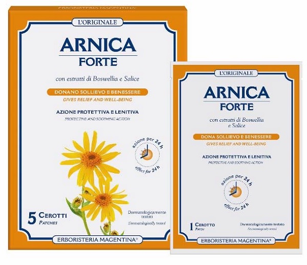 Arnica Forte Con Estratti Di Boswellia E Salice Cerotti Per Dolori Muscolari E Articolari 5 Pezzi