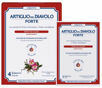 Artiglio forte cerotti 4 pezzi — confronto prezzi