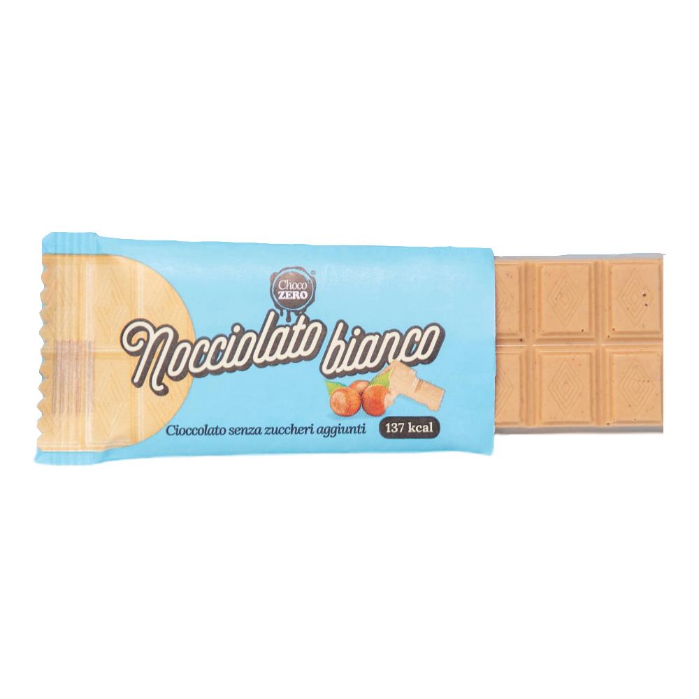 Choco zero tavoletta nocciolato bianco 25 g