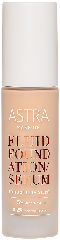 ASTRA Make-UP Fluid Foundation Serum - Fondotinta Siero Multifunzionale Tonalità 04 19 ml Make up