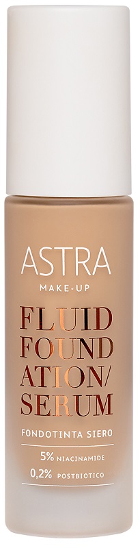 Astra Fluid Foundation Serum 05 Tan Fondotinta Siero Leggero Idratante E Coprente 19ml