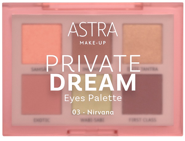 Astra Make-Up Private Dream Eyes Palette Tonalità 03 Nirvana 1 pz Make up