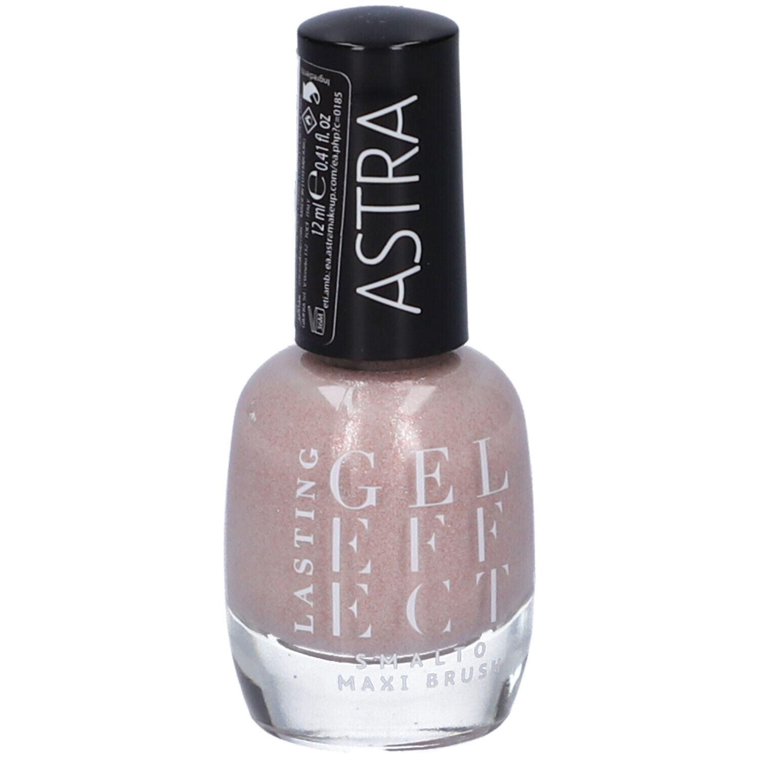 Astra Make-Up Lasting Gel Effect Nail Polish Colore 081 Pearl Plankton 12 ml Smalto per unghie