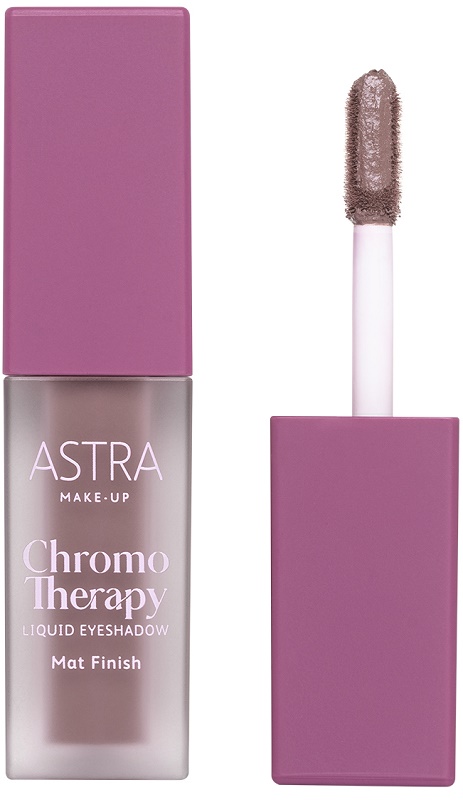 ASTRA Make-Up Ombretto Liquido Chromo Therapy Finish Opaco Tonalità 02 Velvet Entropy 1 pz Make up