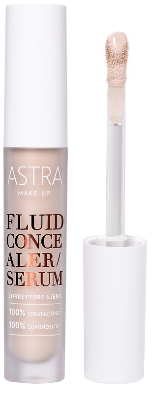Astra Make-Up Fluid Concealer Serum Correttore Tonalita' 01 Light 4,5 ml Make up