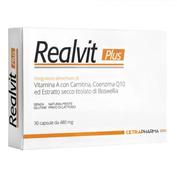 Realvit Plus Integratore per Energia e Difese Immunitarie 30 Compresse