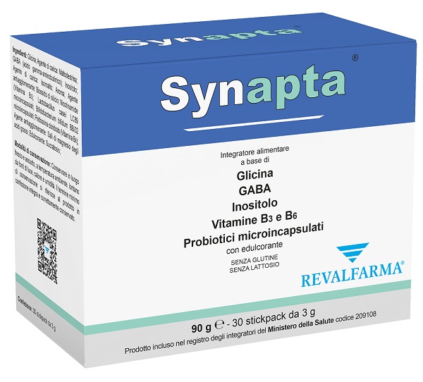 Synapta Integratore Per Benessere Mentale E Sistema Nervoso 30 Stickpack