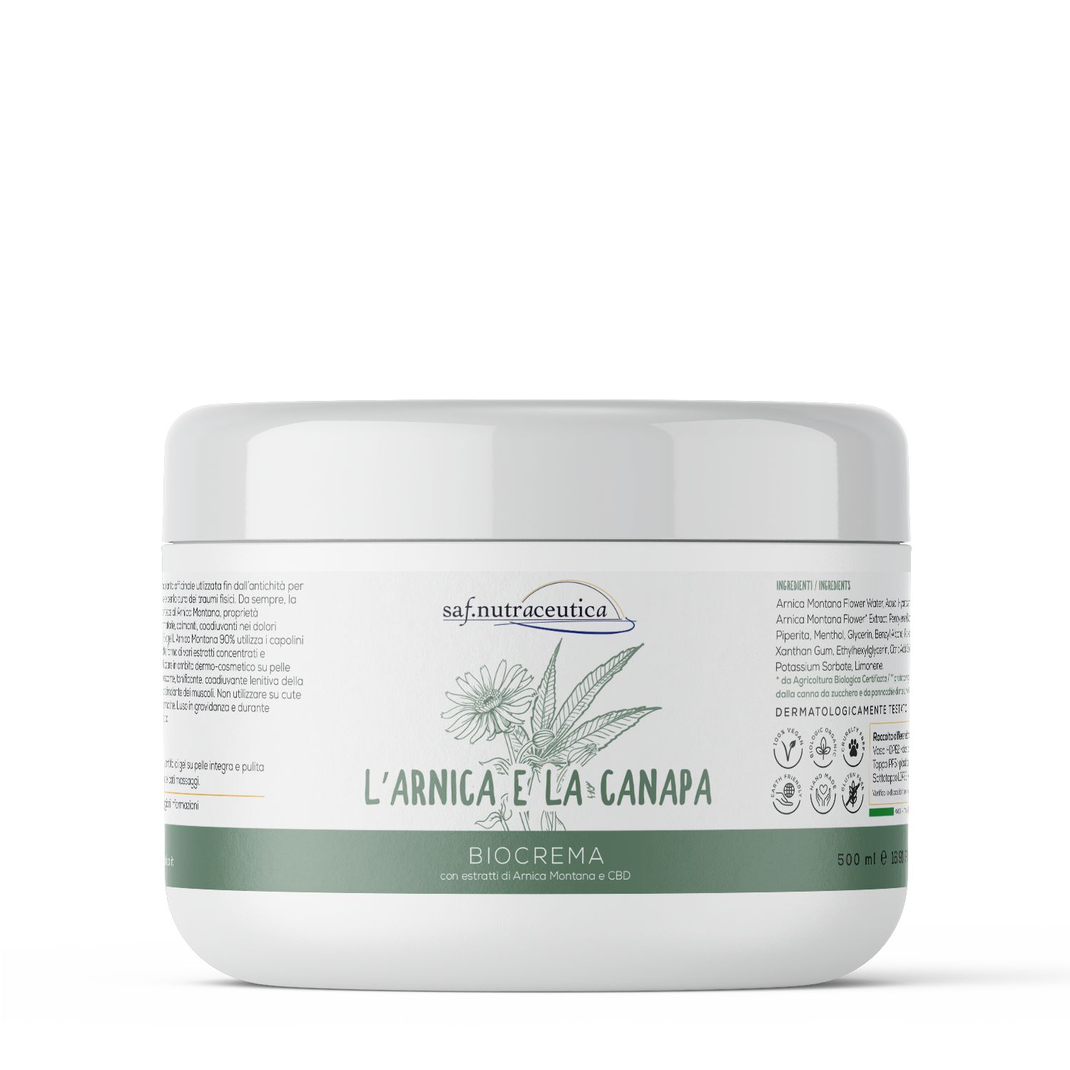 SAF.NUTRACEUTICA - L'Arnica e la canapa 500 ml