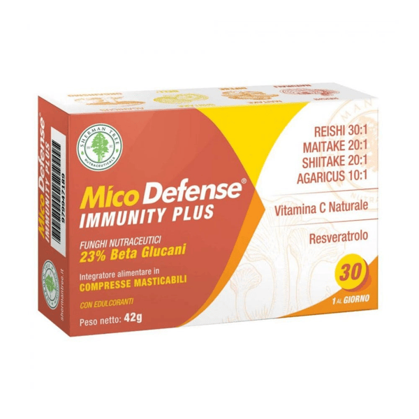 MicoDefense Dif Imm Integratore Difese Immunitarie 30 Compresse Masticabili