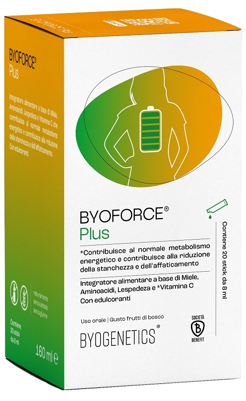 Byoforce Plus Integratore Per Ridurre Stanchezza E Affaticamento 20 Stick X 8ml