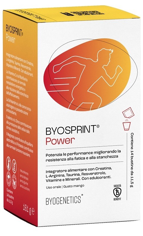 Byosprint Power Integratore Che Migliora La Resistenza Alla Fatica E Ala Stanchezza 14 Bustine
