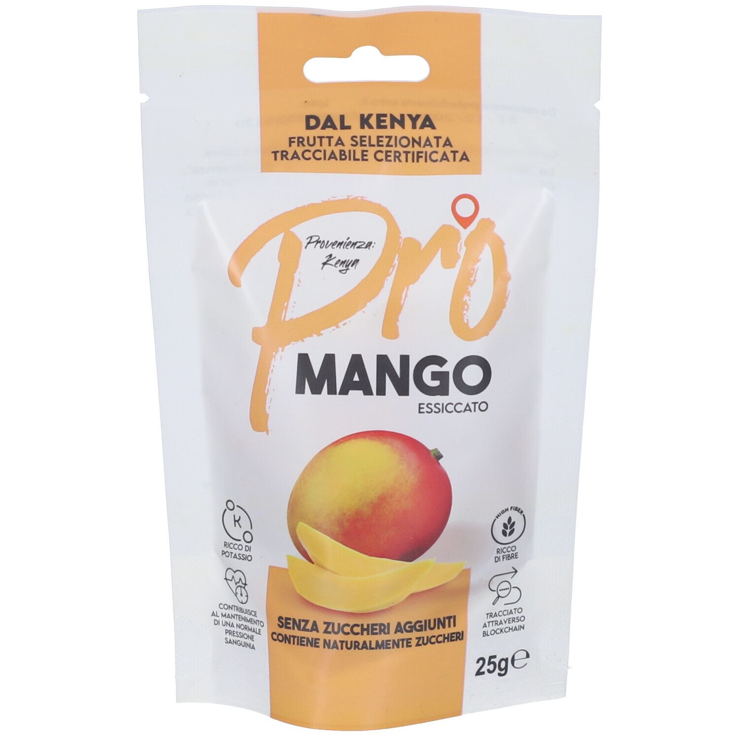 Pro Mango Essiccato 25 g Snack