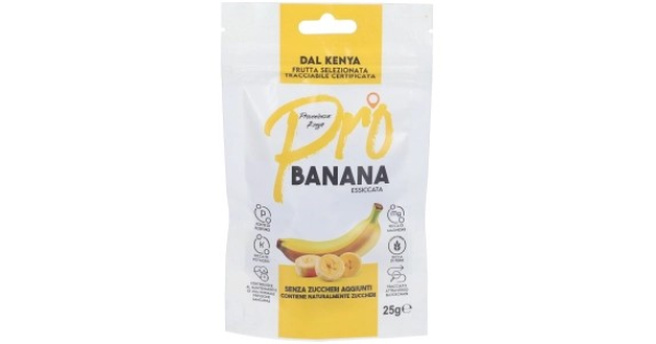 PRO BANANA ESSICCATA 25G — confronto prezzi