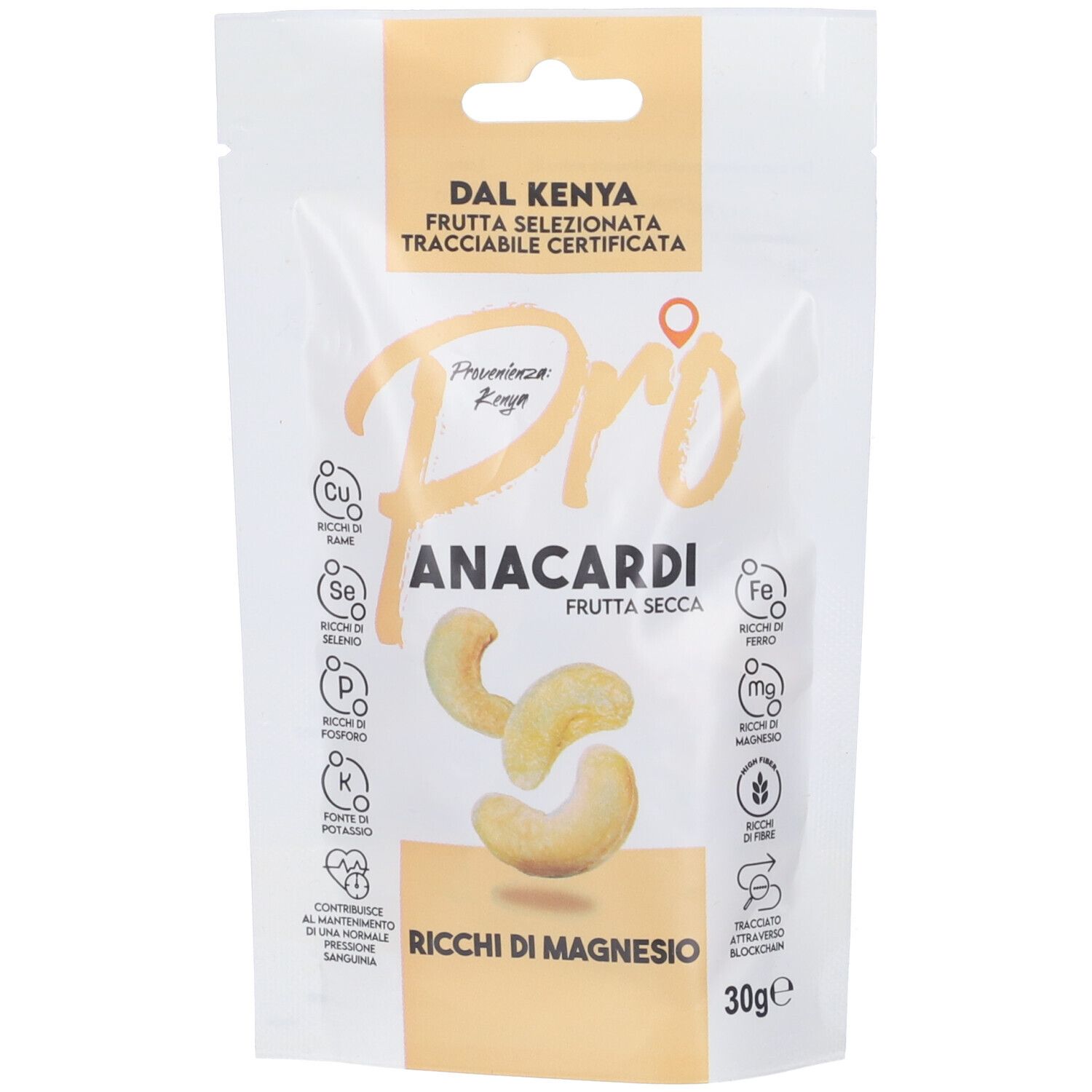 Pro Anacardi Frutta Secca 30 g Snack