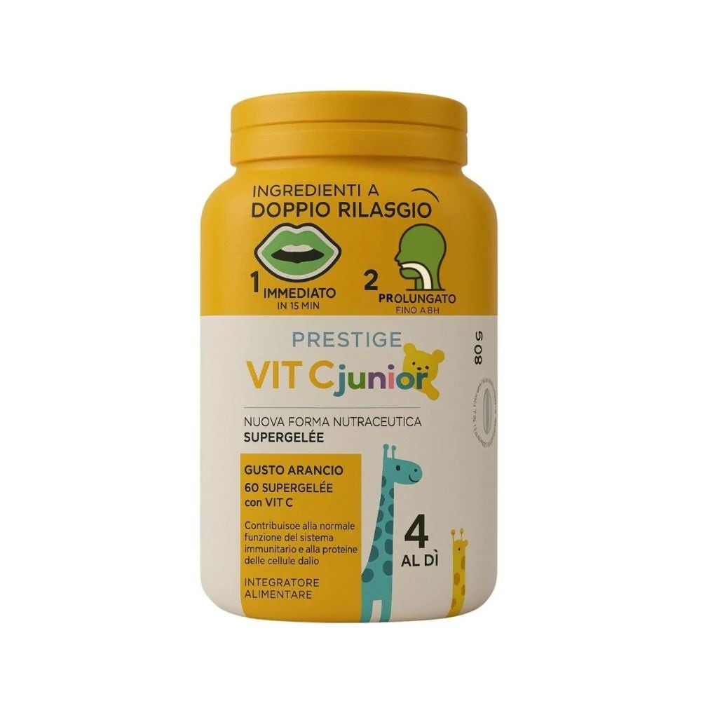 Linea Blu Prestige - VIT C Junior Integratore Alimentare, 60 gommose