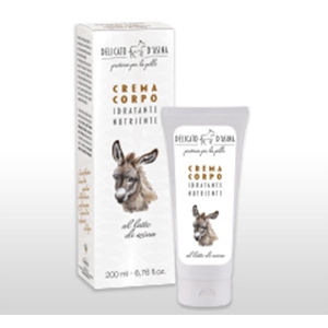 Delicato d'Asina | Crema Corpo Bio Idratante e Nutriente | 200 ml