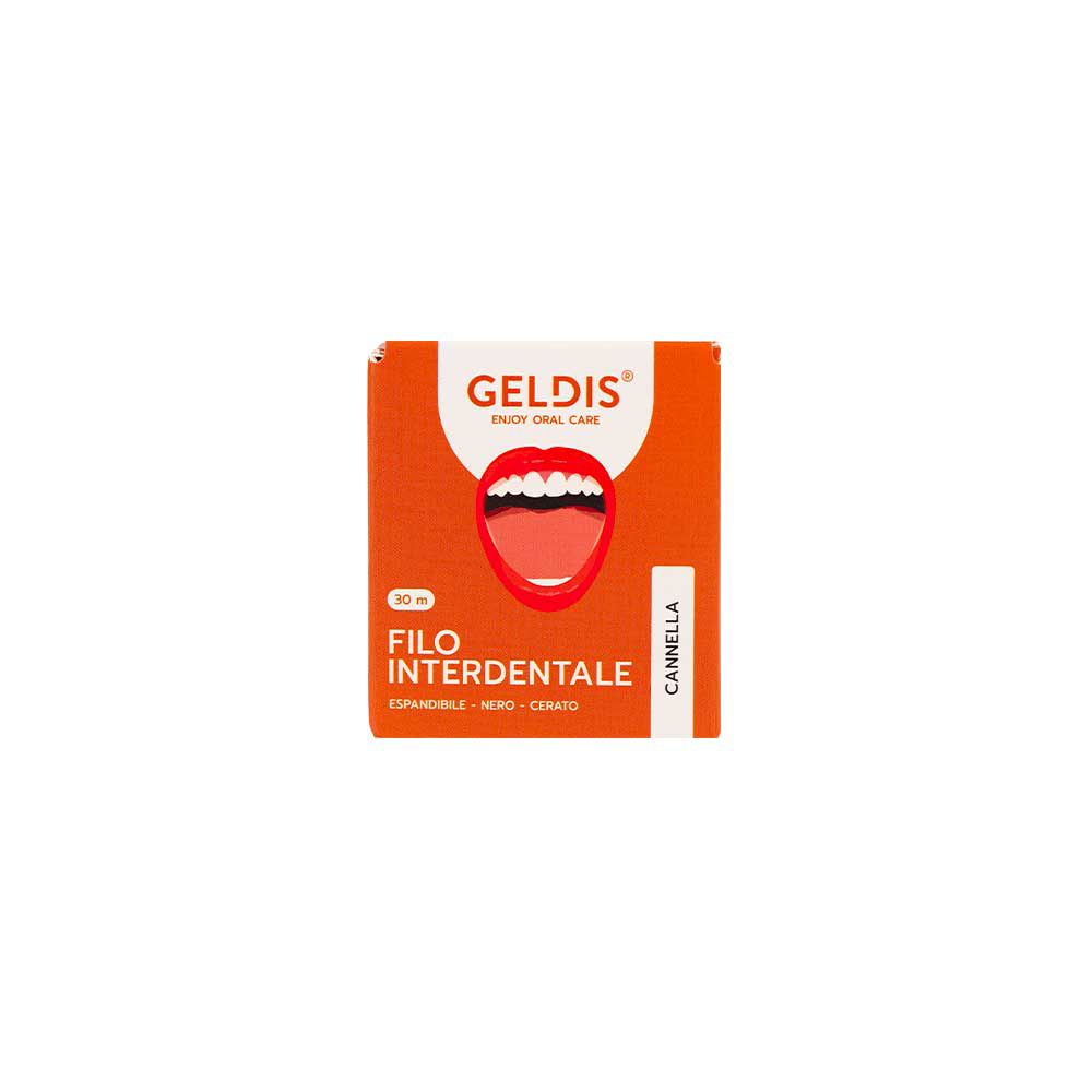 Geldis - Doctor Filo Interdentale alla Cannella Confezione 30 Metri