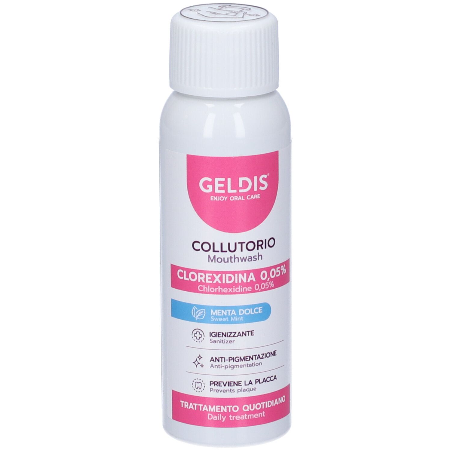 Geldis Collutorio Clorexidina 0,05% Gusto Menta Dolce 100 ml