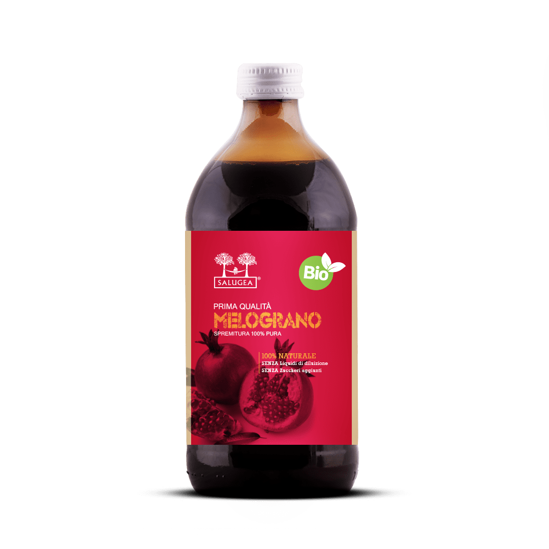 Salugea Succo di Melograno Biologico 100% Puro 500 Ml