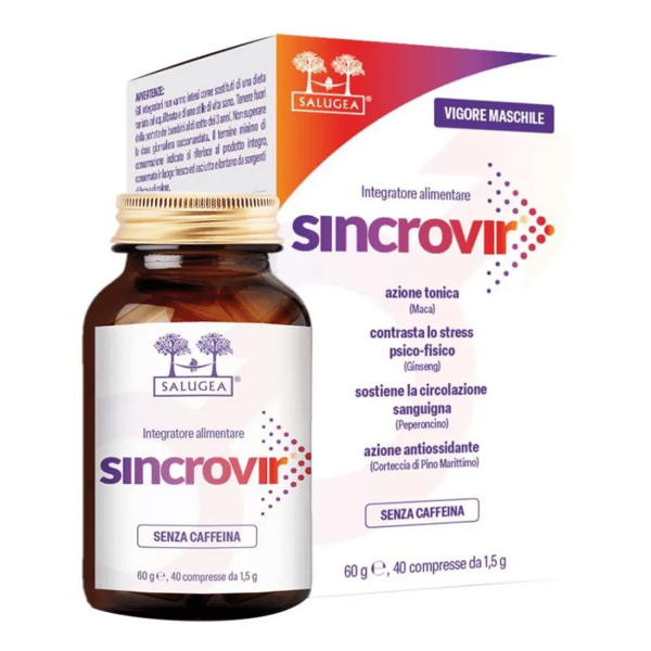 Salugea Sincrovir 40 Compresse Integratore Anti-stress e Antiossidante — confronto prezzi