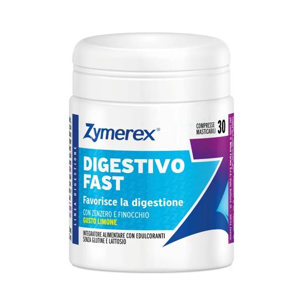 Zymerex Fast Integratore per la Digestione 30 Compresse Masticabili