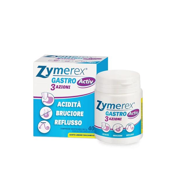 Zymerex Gastro Activ 3 Azioni Integratore 40 Compresse