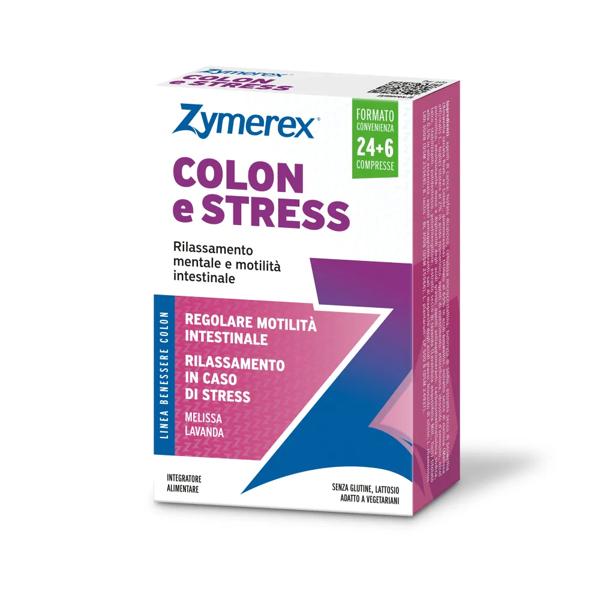 Zymerex Colon e Stress Integratore Rilassamento Mentale e Motilità Intestinale 30 Compresse — confronto prezzi