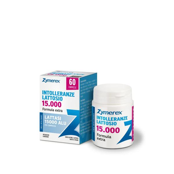 Zymerex Intolleranze Al Lattosio 15000 Integratore 60 Compresse