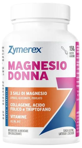 Zymerex Magnesio Donna Gusto Agrumi Integratore di Magnesio 150 gr