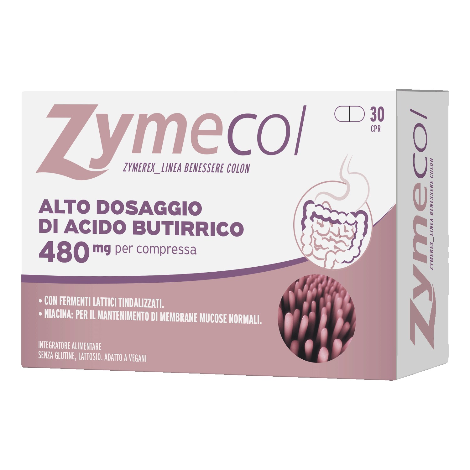 Zymerex zymecol 30 compresse senza glutine