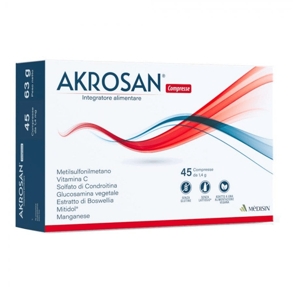 Akrosan Integratore Articolazioni 45 Compresse