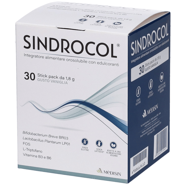 Sindrocol 30 Stick Pack Integratore per Transito Intestinale e Benessere Intestino