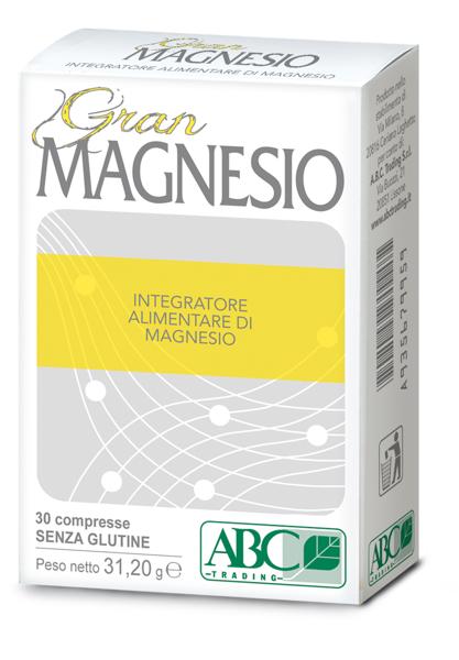 Gran Magnesio ABC Integratore di Magnesio 30 Compresse