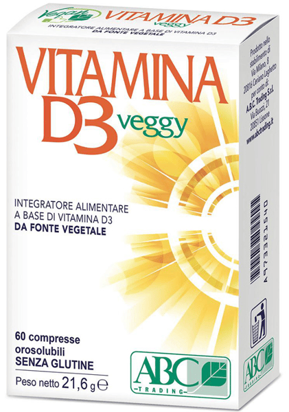 Vitamina D3 Veggy 60 Compresse Integratore Vitamina D3