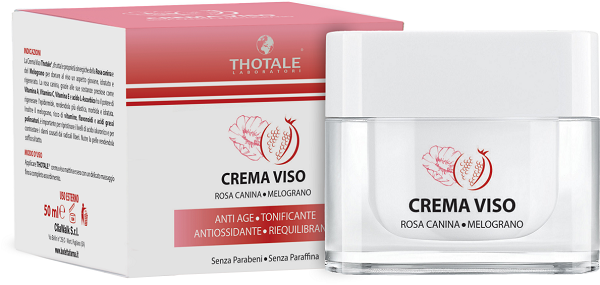 Thotale Rosa Canina e Melograno - Crema Viso Anti Età, 50ml