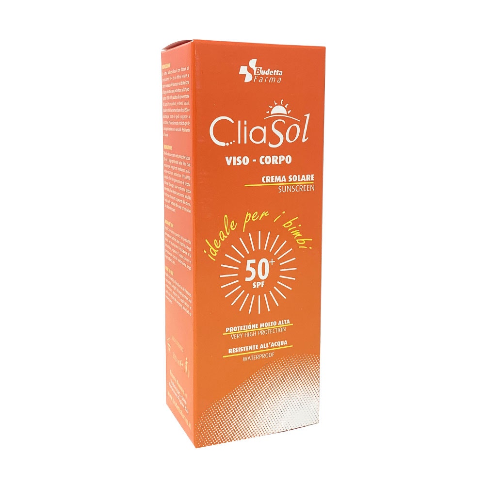 Cliasol Spf 50+ Crema Solare Viso-corpo 200ml