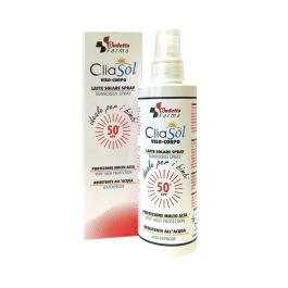 Budetta Farma Cliasol - Latte solare Spray SPF50+ Protezione Molto Alta, 200ml