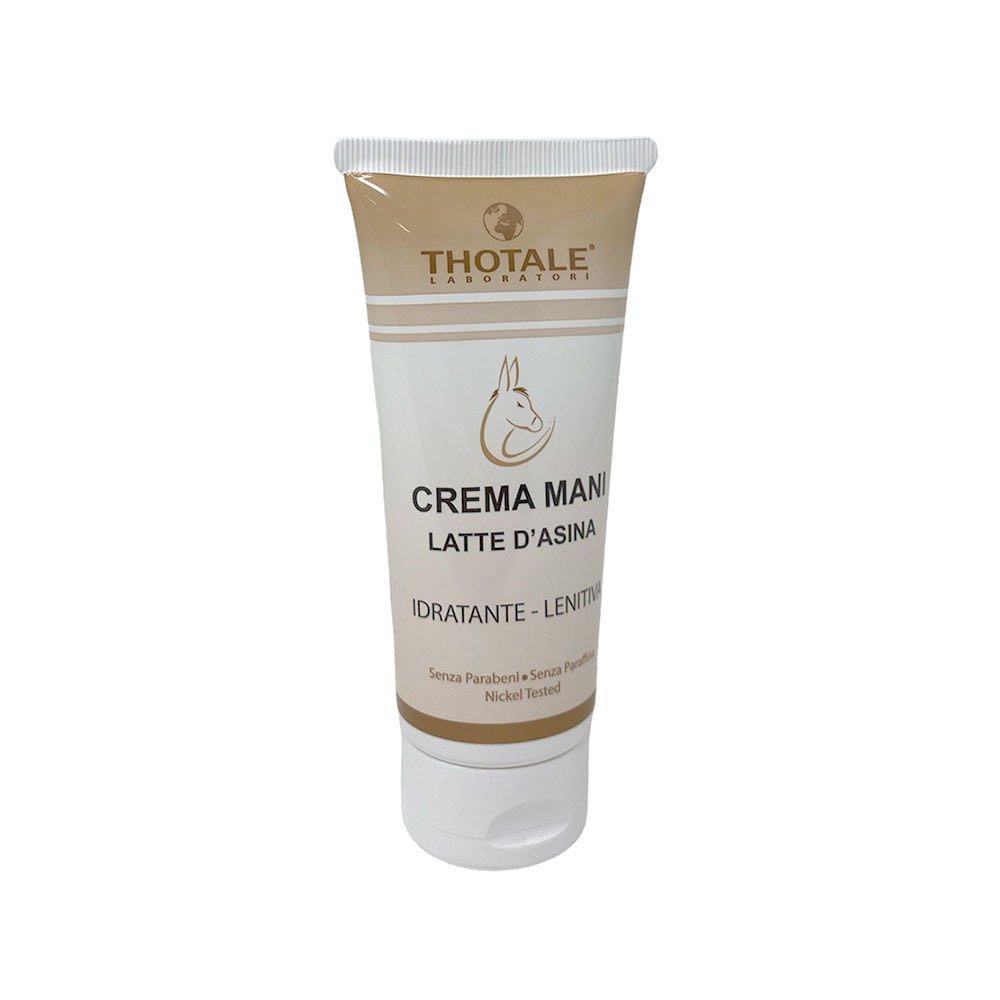 Thotale Crema Mani Latte d'Asina Idratante e Lenitiva, 100ml