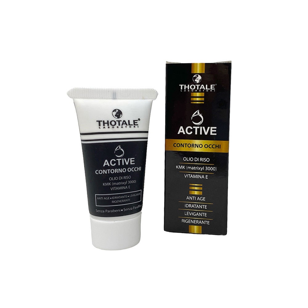 Thotale Active - Contorno Occhi Anti-Age Idratante Levigante Rigenerante, 30ml
