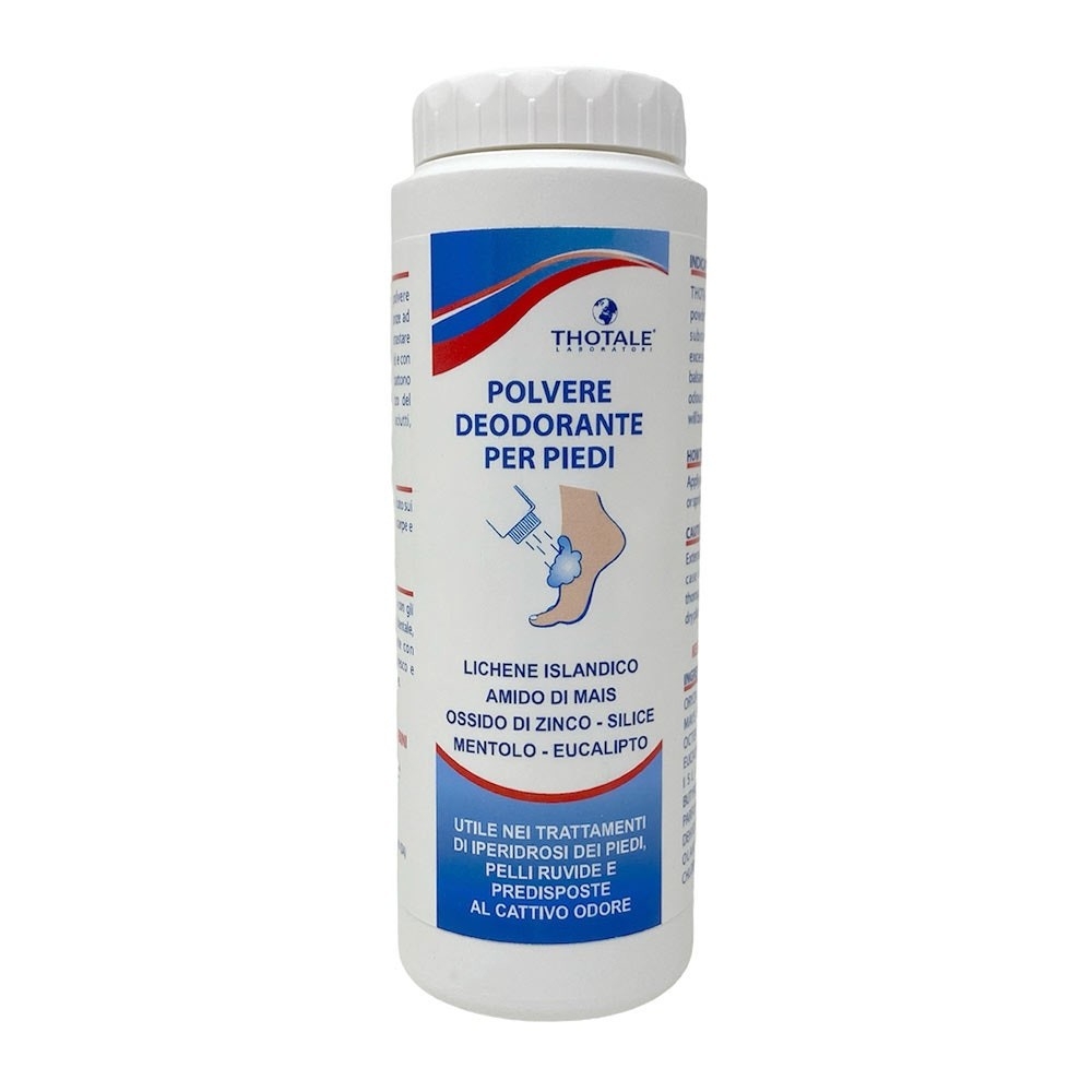 Thotale Polvere Deodorante Per Piedi Iperidrosi Cattivo Odore 100 Grammi