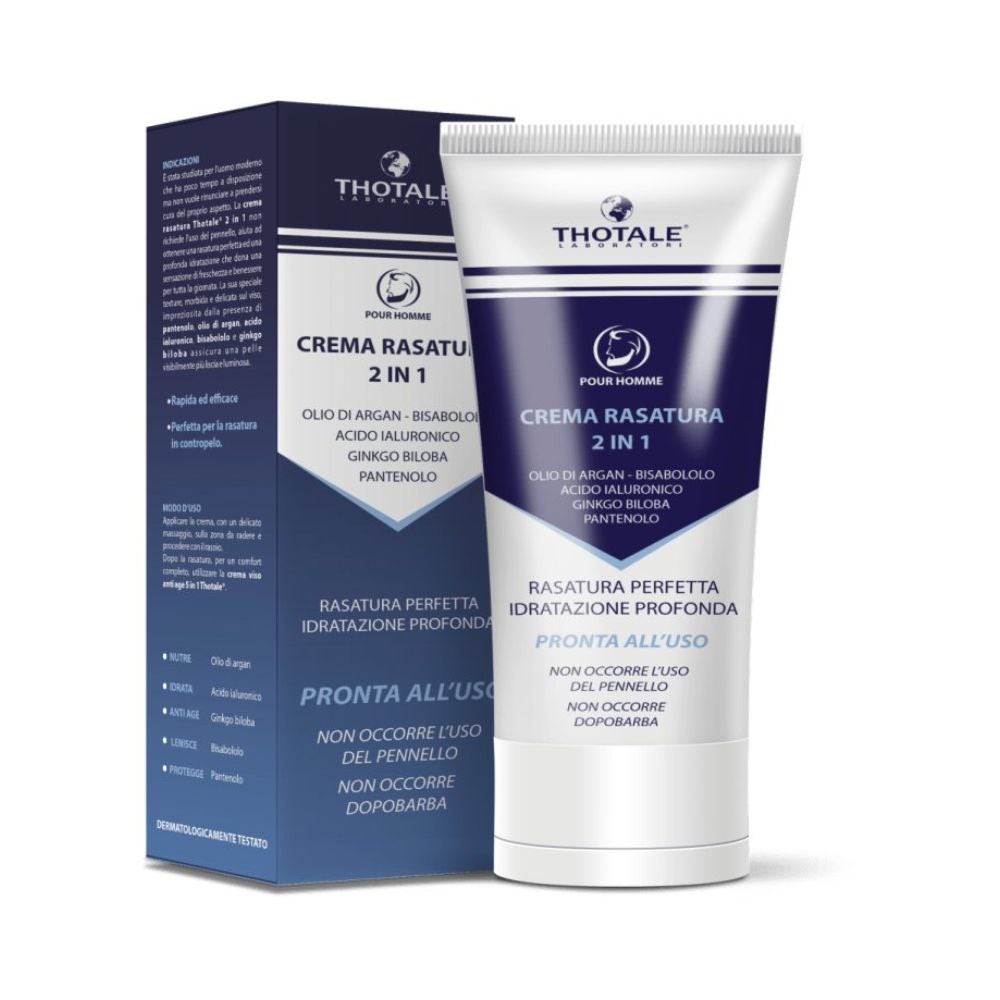 Thotale Pour Homme - Crema Rasatura Barba 2 In 1, 200ml