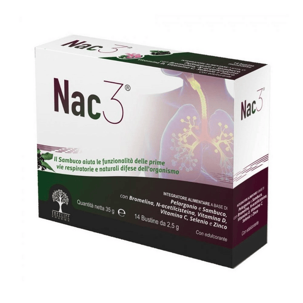 Nac 3 Integratore Per Le Vie Respiratorie 14 Bustine