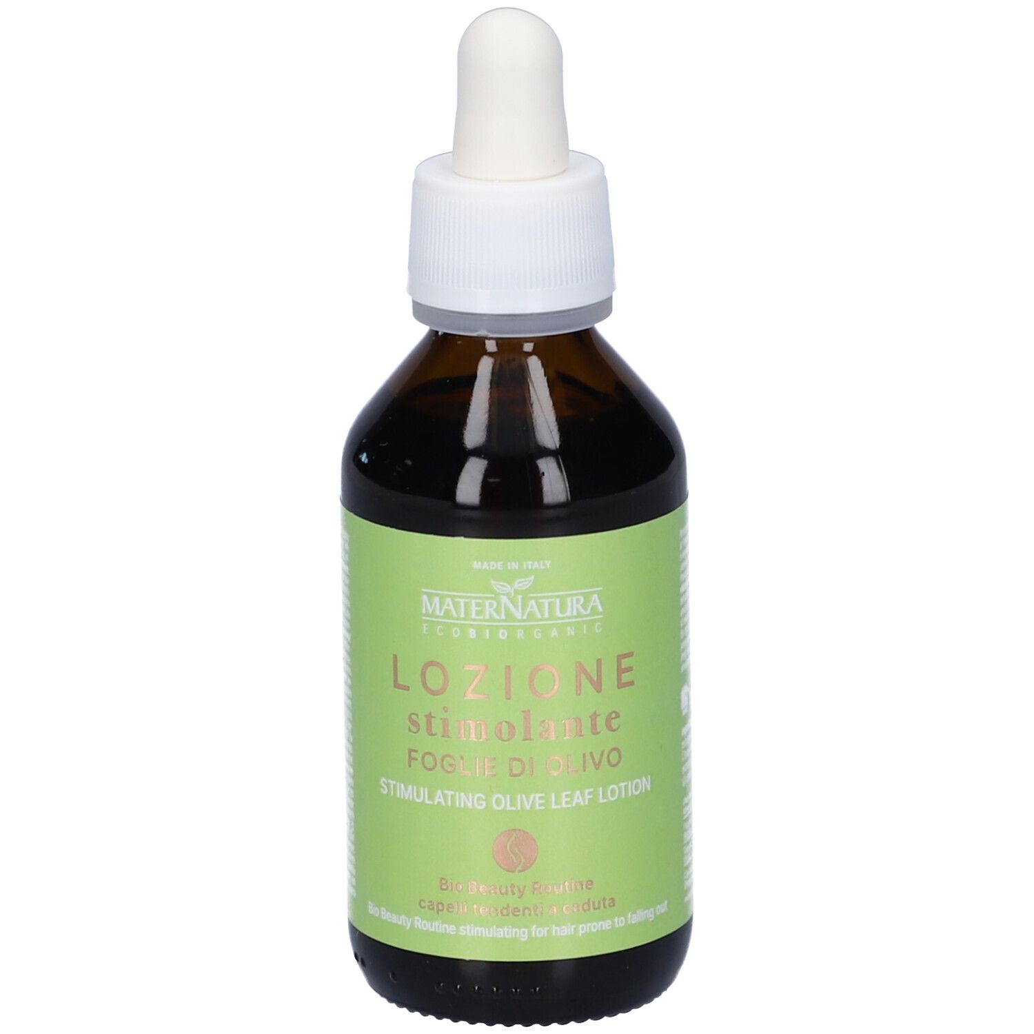 MaterNatura Lozione Stimolante Capelli Tendenti alla Caduta alle Foglie di Olivo 100 ml per capelli
