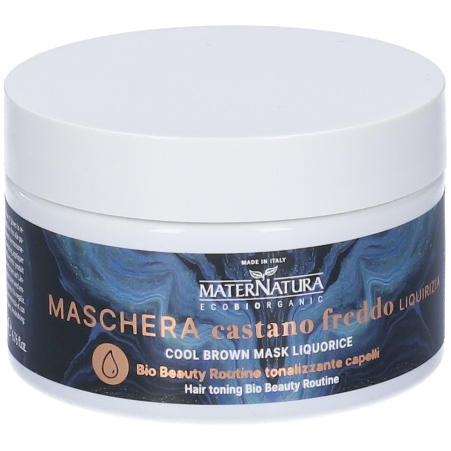 MaterNatura Maschera Castano Freddo Liquirizia 200 ml
