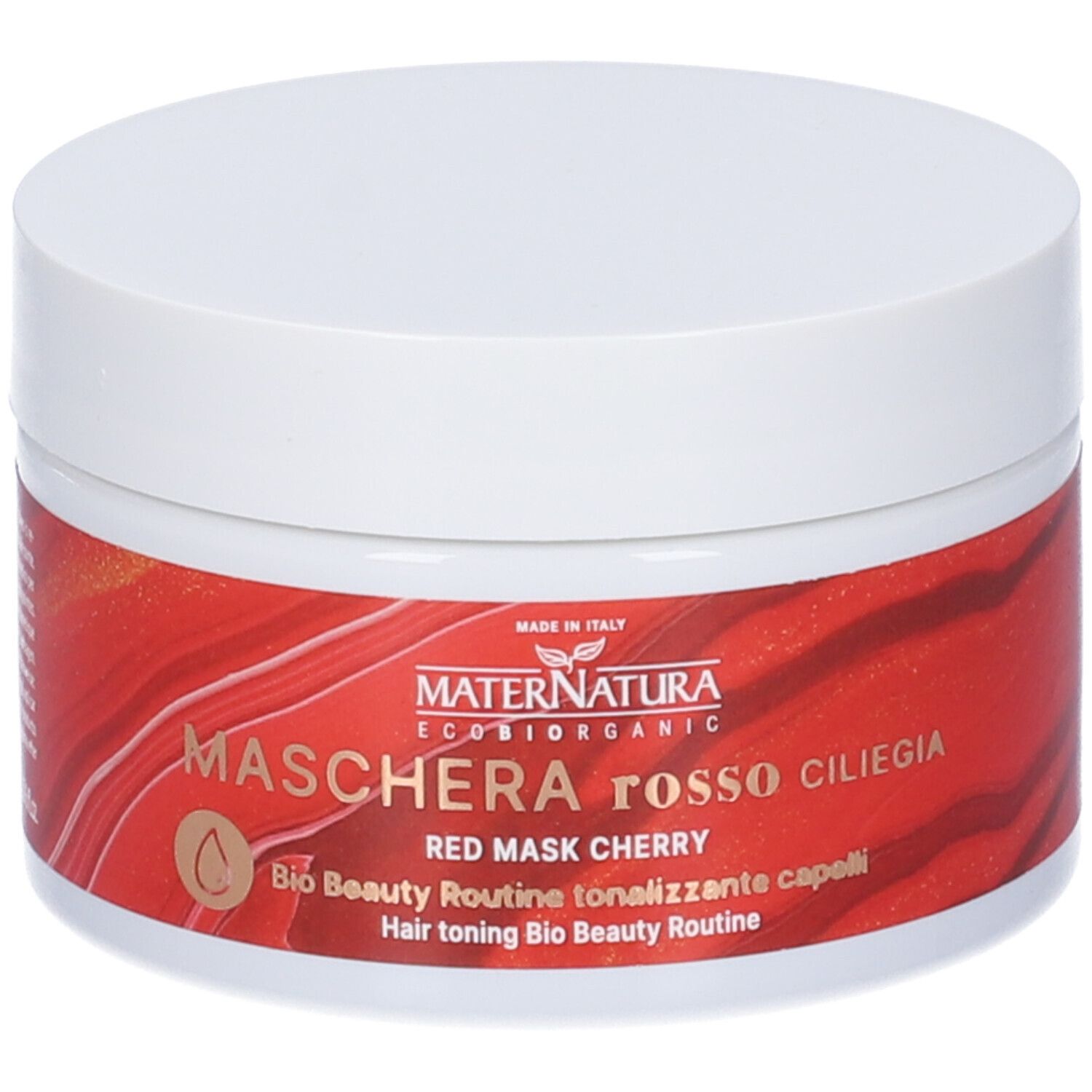 MaterNatura Maschera Rosso Ciliegia 200 ml