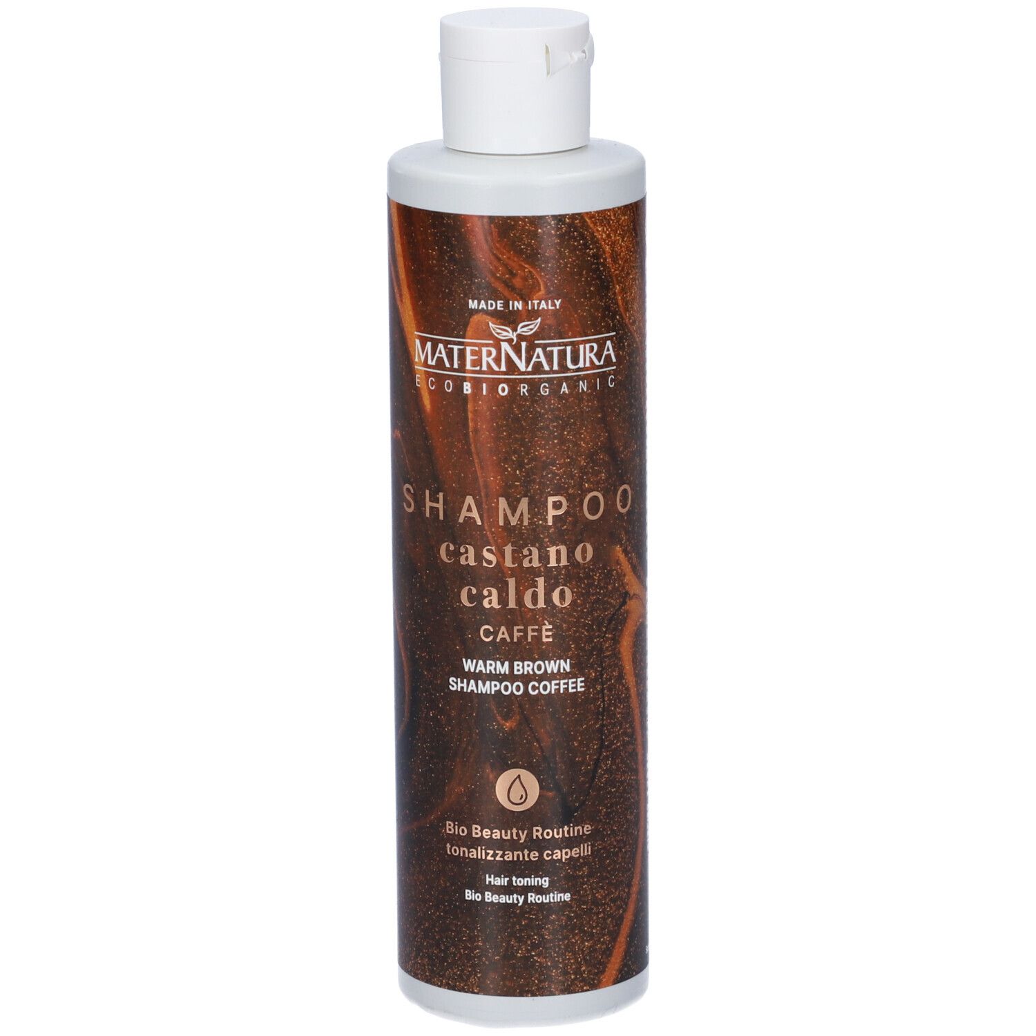 MaterNatura Shampoo Castano Caldo Caffè 250 ml